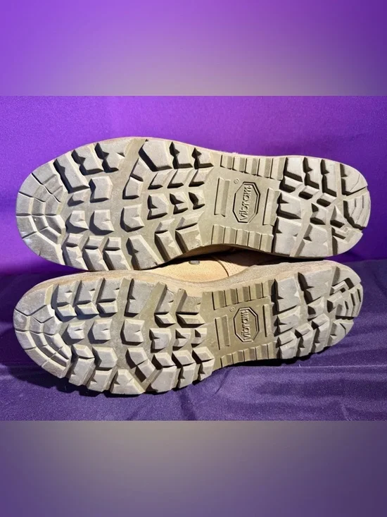 MADE IN USA BELLEVILLE USMC DESERT BROWN LEATHER MILITARY COMBAT BOOTS 12 R - Picture 5 of 7